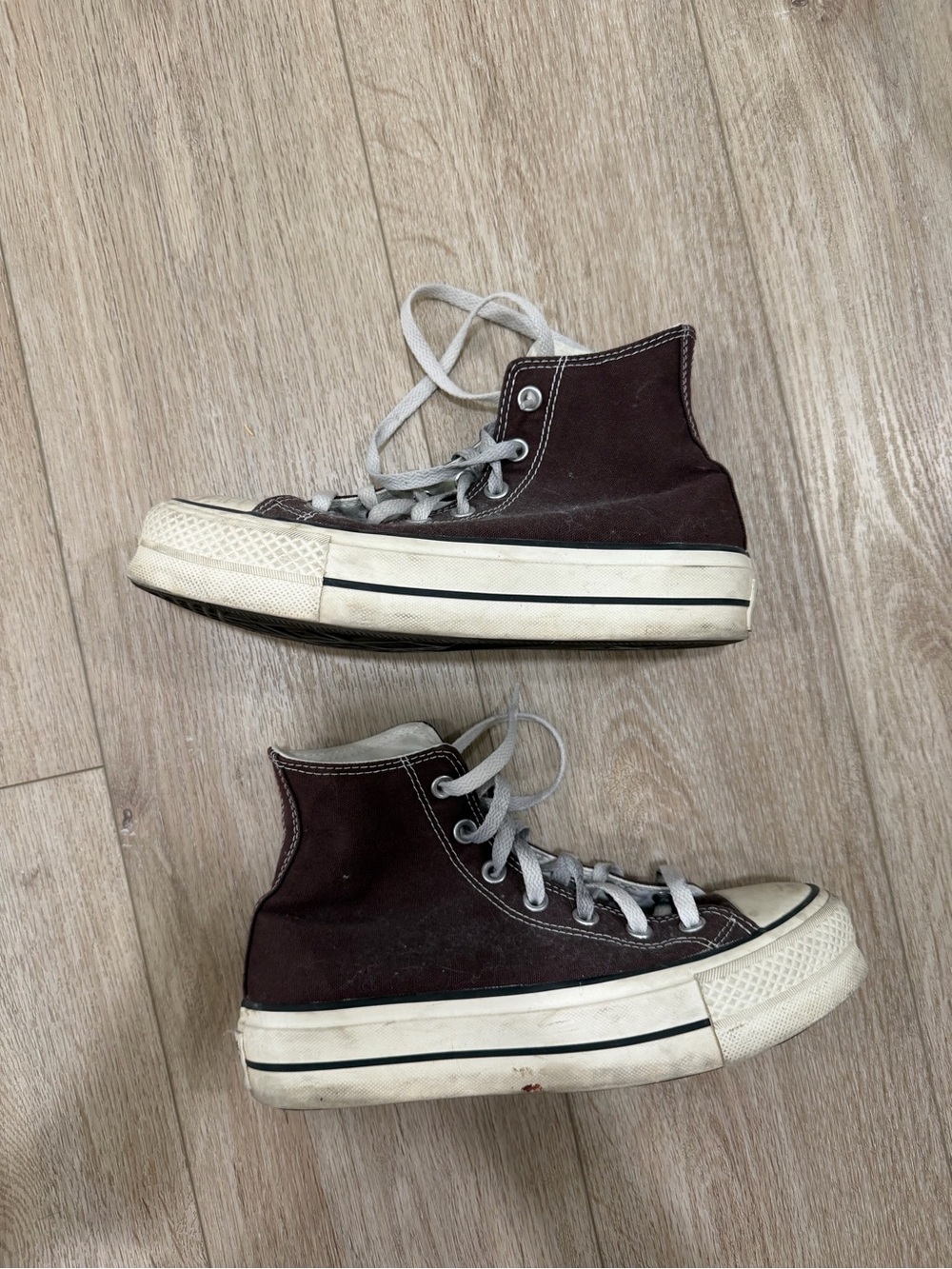 Converse Dark Brown Platform size 7.5 Women - Picture 2 of 4